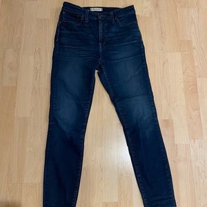 Madewell Curvy High Rise Skinny jeans